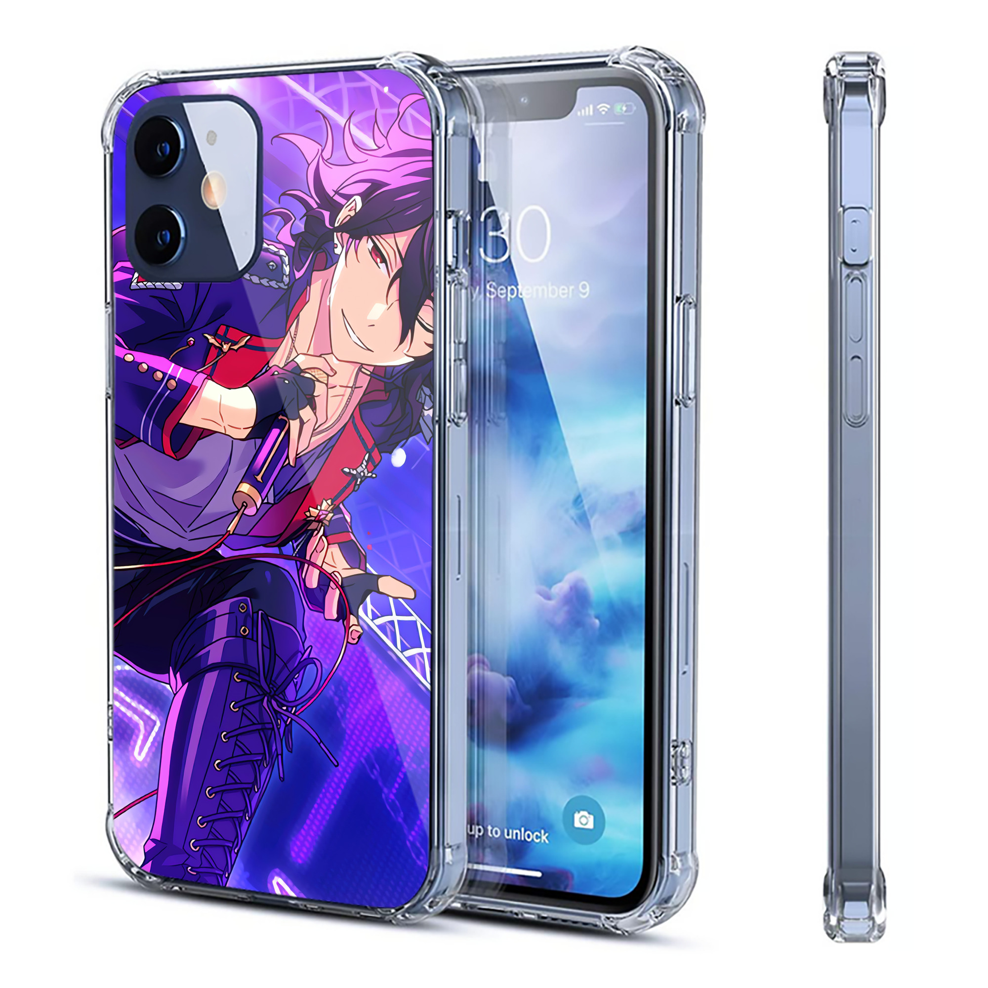 （画像用） あんさんぶるスターズ! Ensemble Stars 【iPhone 12シリーズ対応】透明スマホケース（クリアソフトケース）